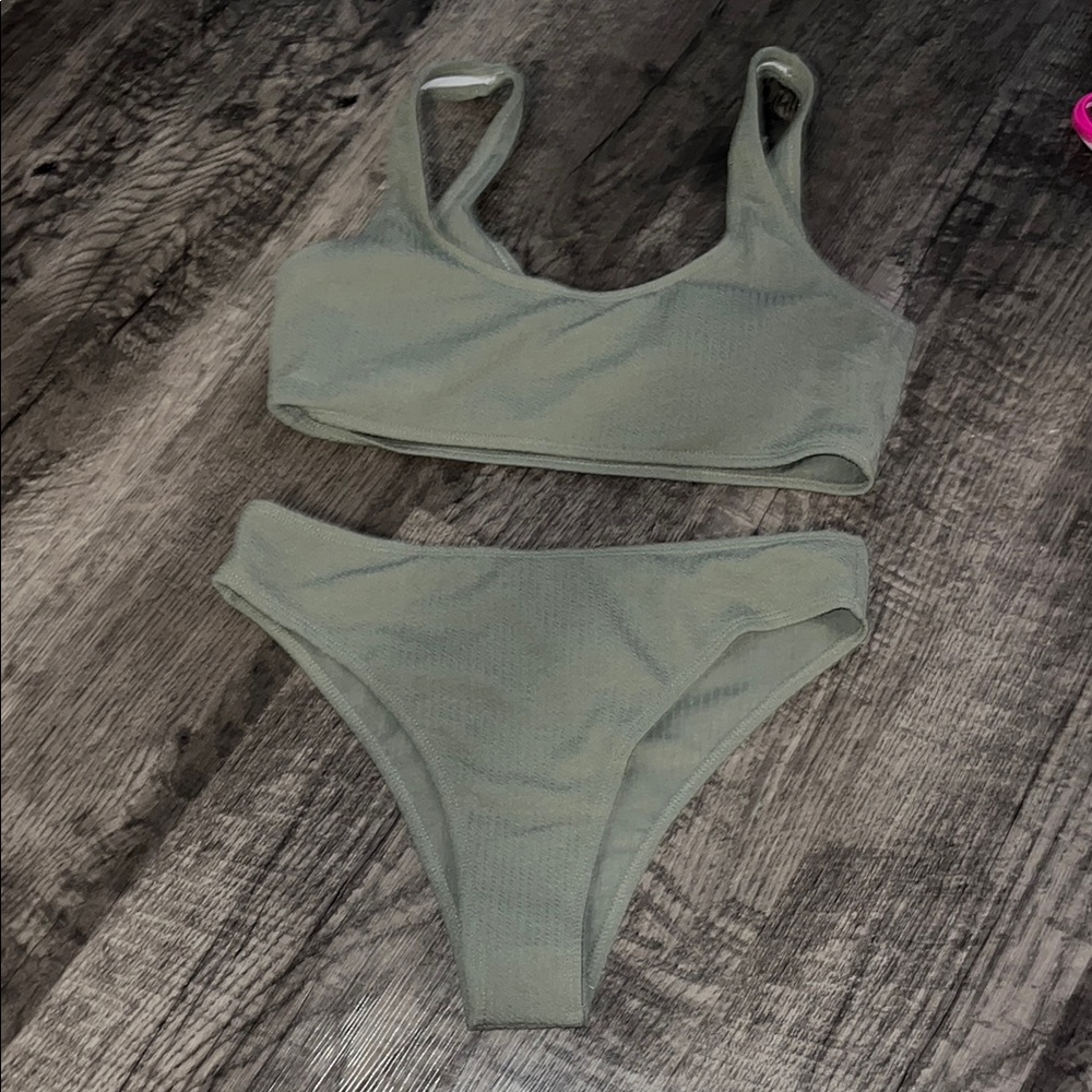 Stylish Green Bikini Set
